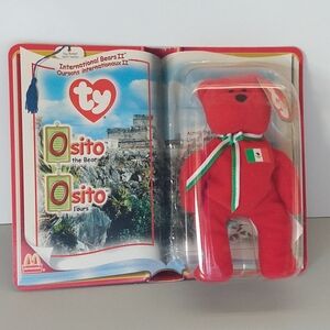 Ty Osito the Bear - Red Plush Toy